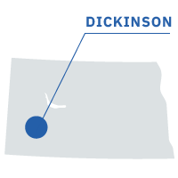 Dickinson Map