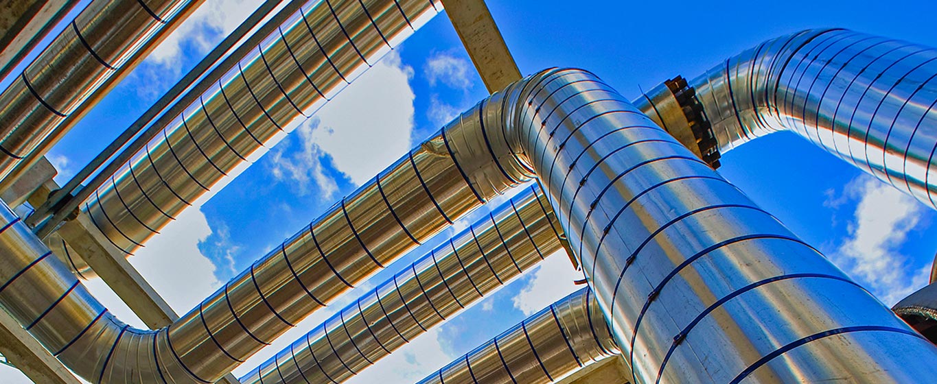 Piping and tubing inside the Garyville Refinery in Louisiana